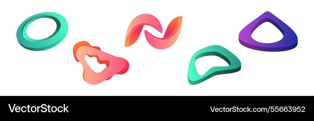 Abstract form and graphic shaped element Abstract form and graphic shaped element vector image