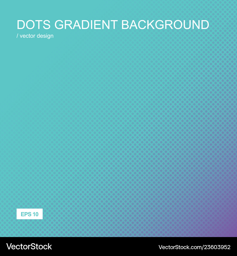 Color gradient halftone background dots texture Vector Image