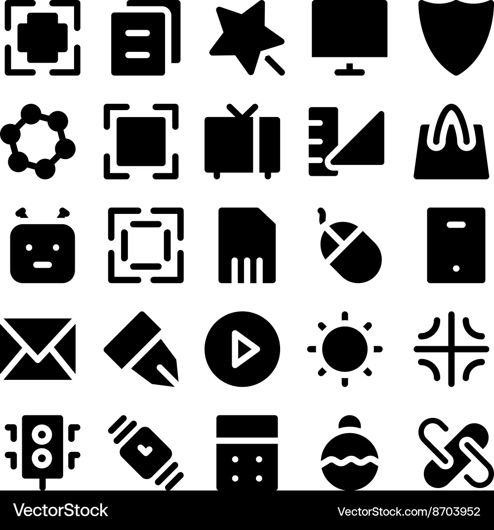 Design and development icons 1 Vector Image
