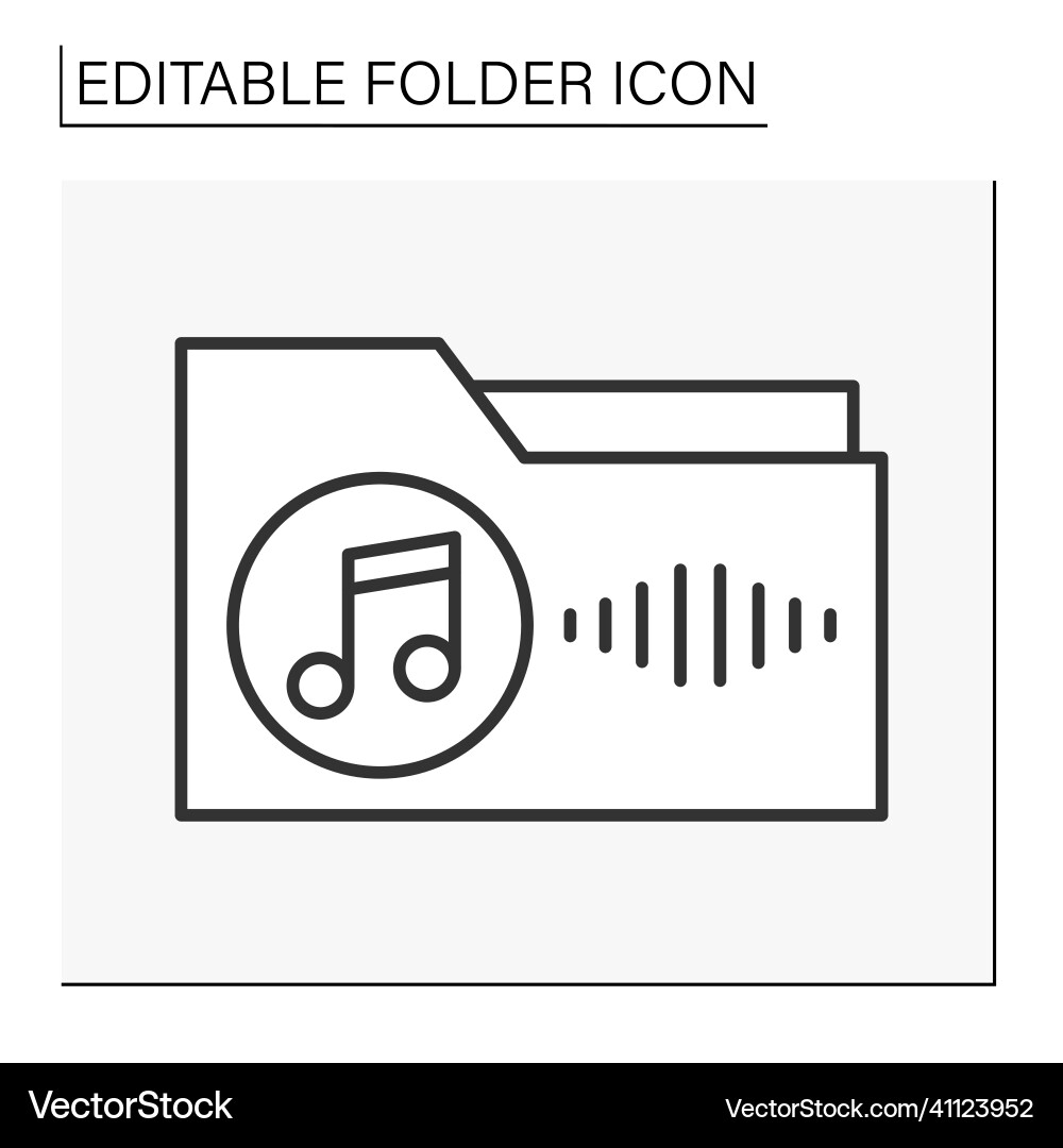 Document case line icon Document case line icon Vector Image
