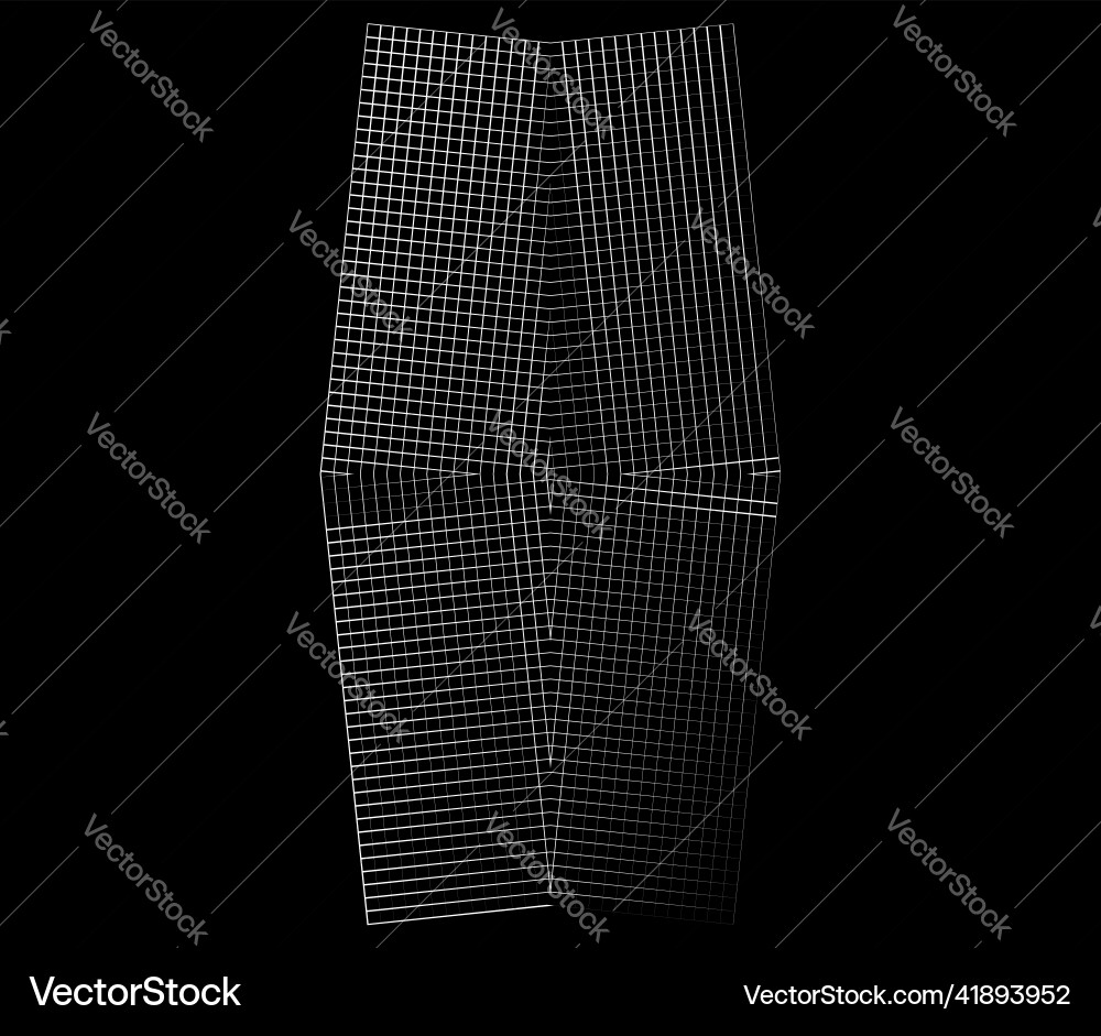 Mirrored tweaked irregular grid mesh grating Mirrored tweaked irregular grid mesh grating vector image