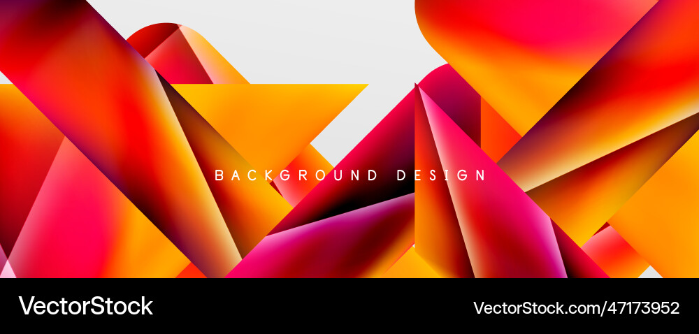 Triangle fluid color gradient abstract background Triangle fluid color gradient abstract background vector image