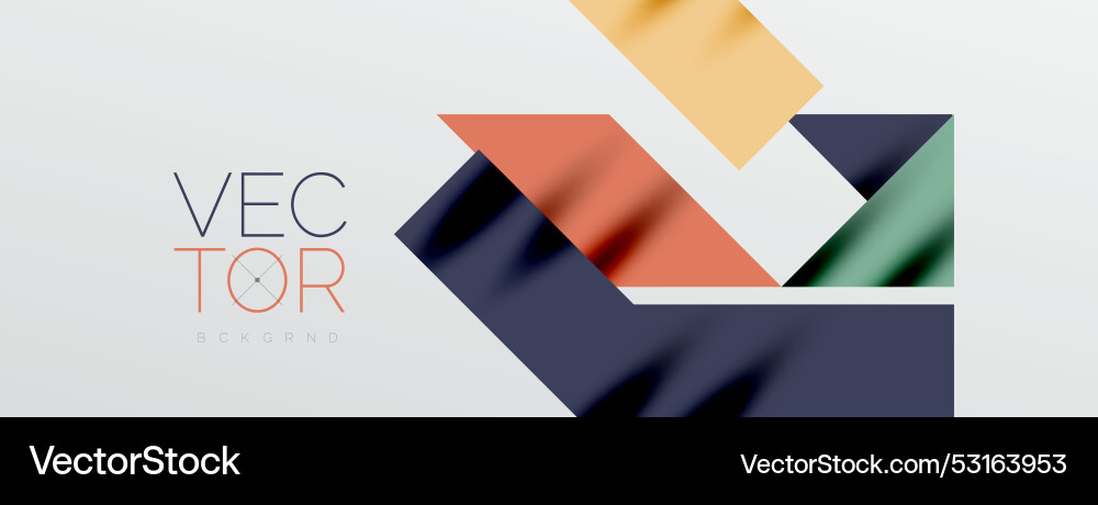 Dynamic lines and triangles Vector Image