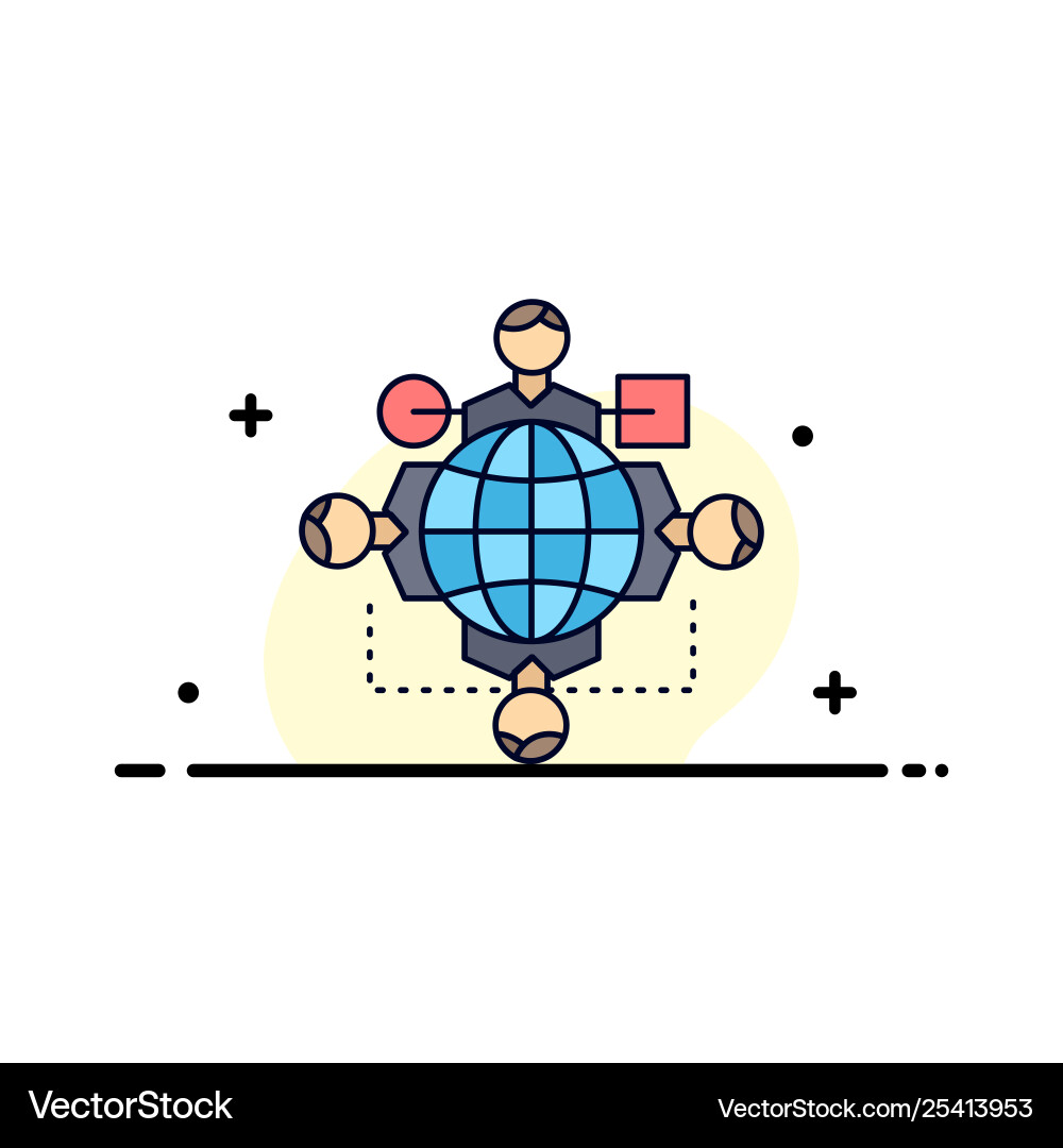 Function instruction logic operation meeting flat Function instruction logic operation meeting flat vector image