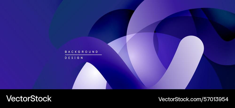 Abstract shapes overlap creating dynamic purple Abstract shapes overlap creating dynamic purple vector image