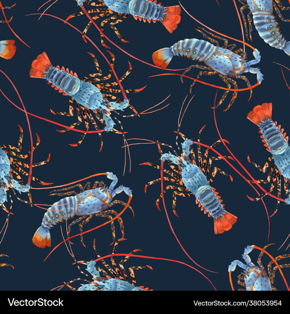 Beautiful seamless sea life pattern Beautiful seamless sea life pattern vector image