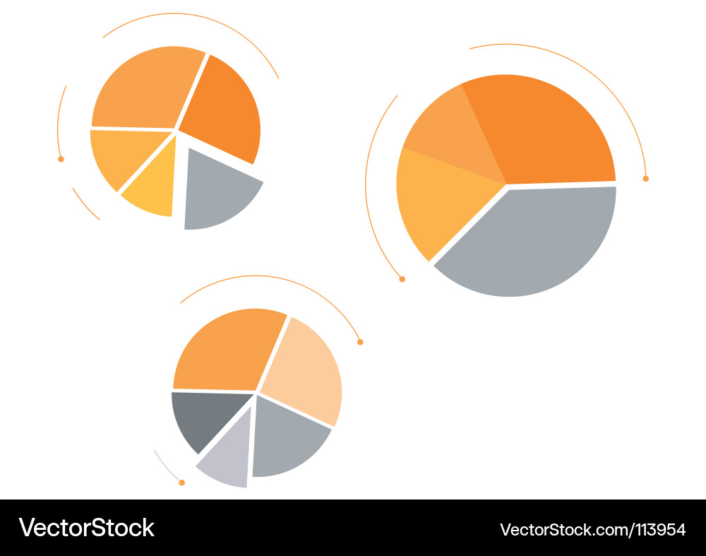 Data Visualization Chart vector image