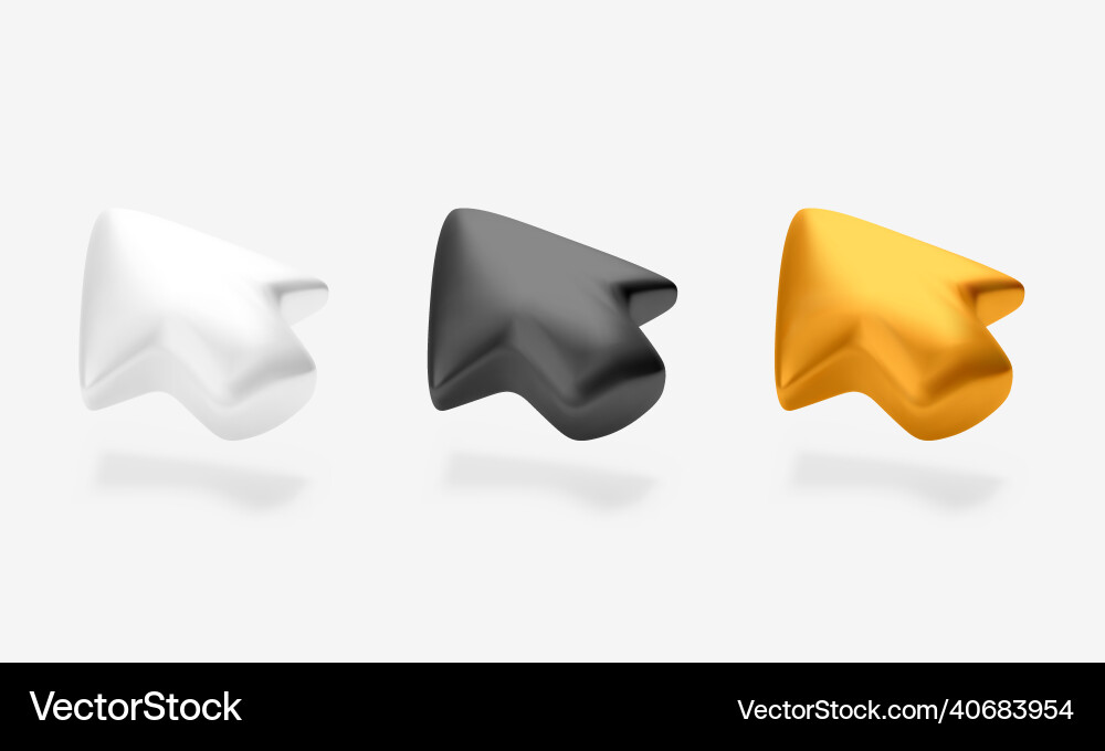 Pfeil Computer Pointer oder Maus Cursor weiß Pfeil Computer Pointer oder Maus Cursor weiß vektorbild