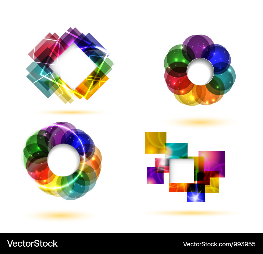 Abstract design elements Vector Image