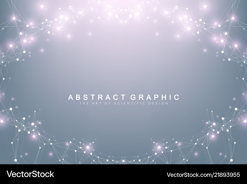 Big data visualization graphic abstract Big data visualization graphic abstract Vector Image