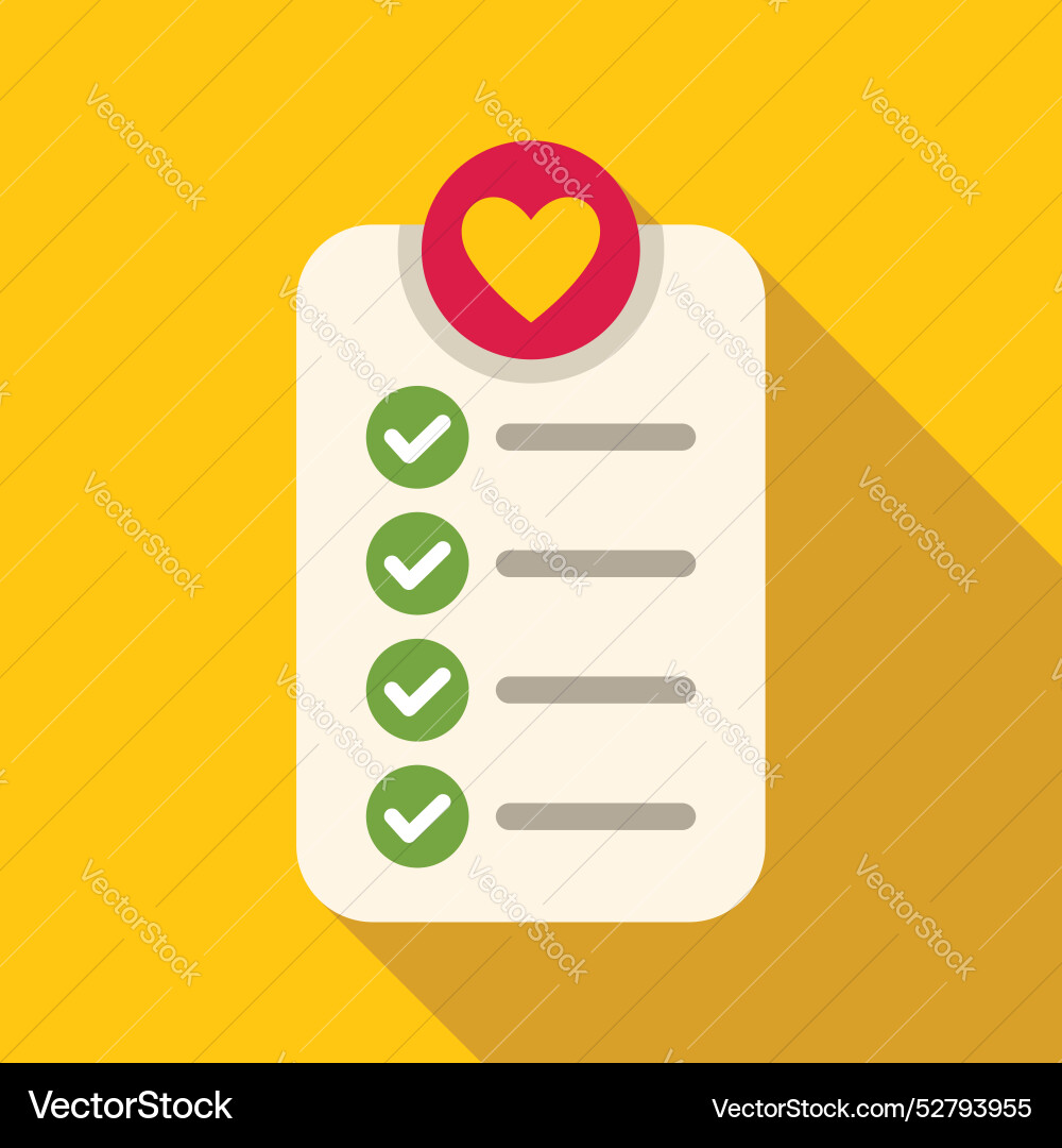 Checklist showing items being marked as done Checklist showing items being marked as done vector image