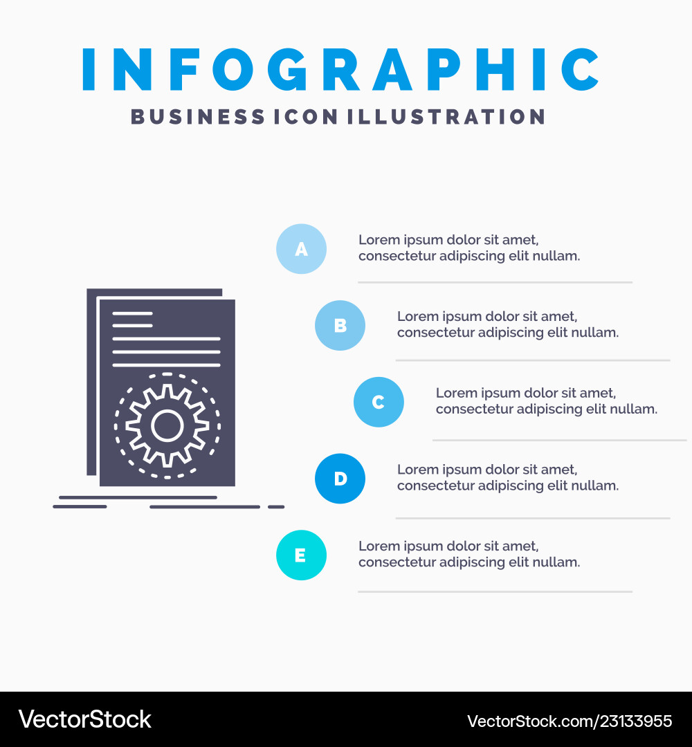 Code ausführbare Datei ausführen Skript Infografiken Code ausführbare Datei ausführen Skript Infografiken vektorbild