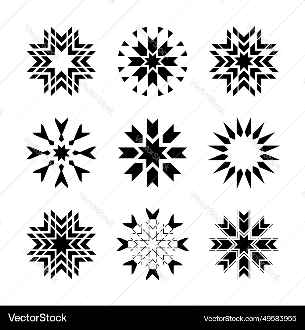Design elements set Vector Image