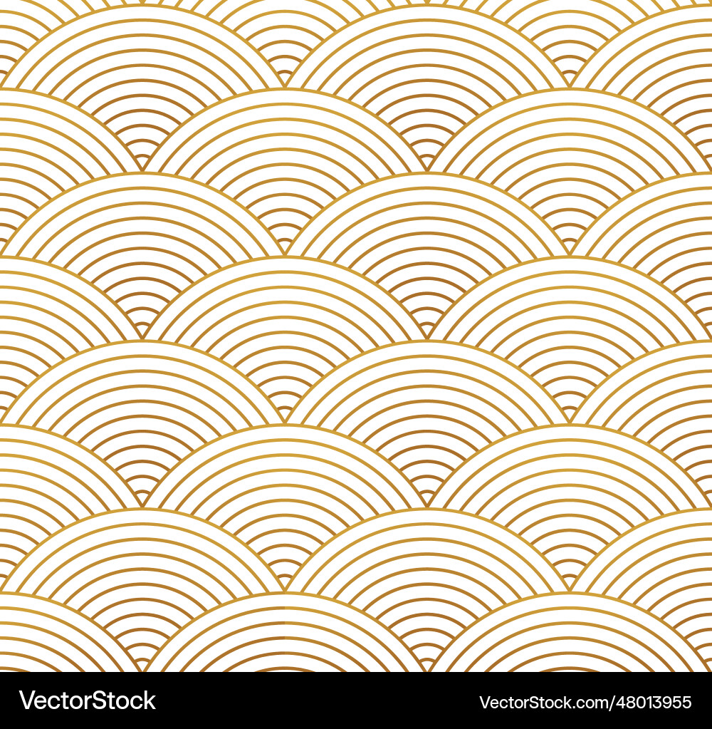 Seamless background with chinese ornament asian Vector Image