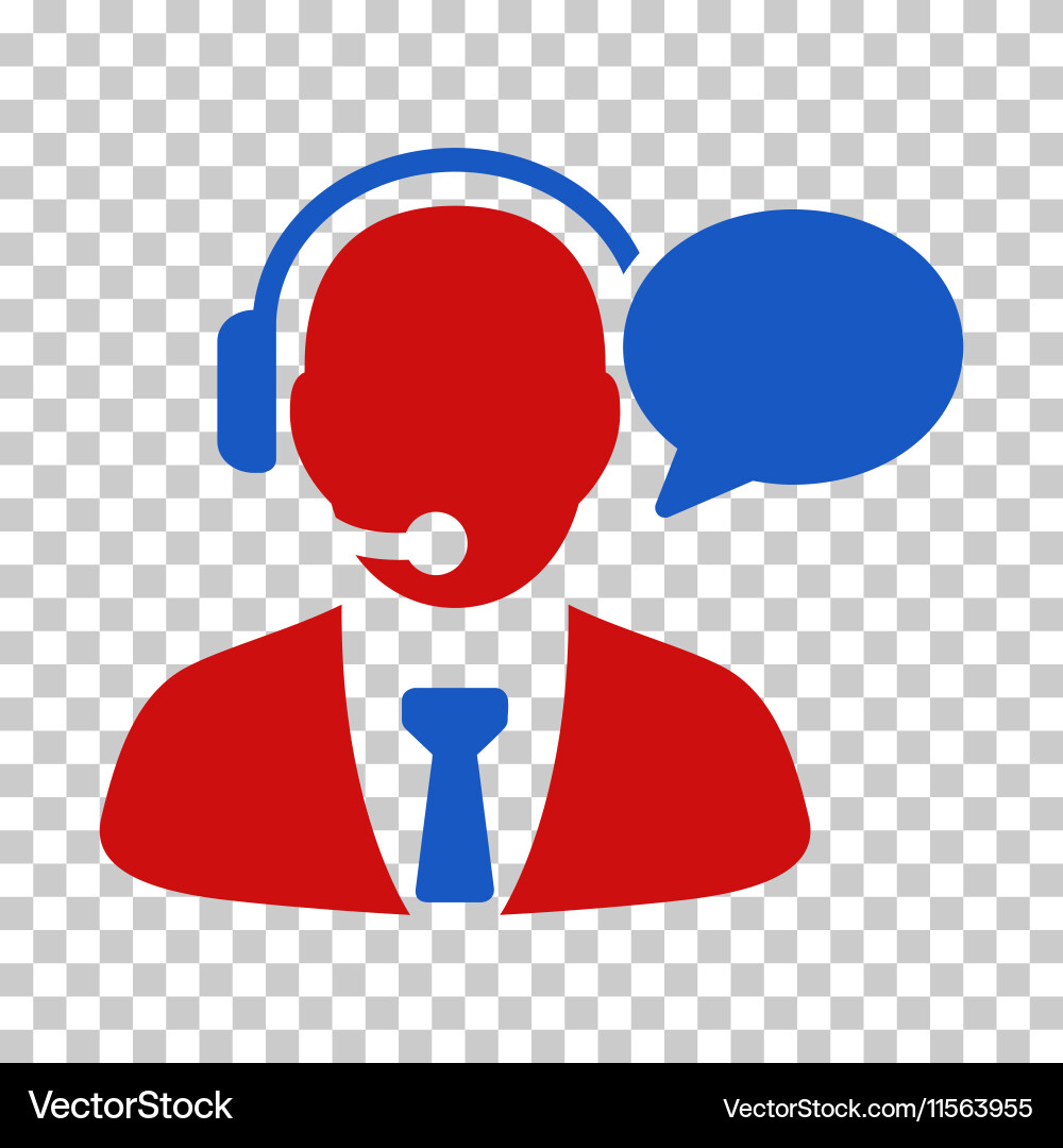 Support manager message icon Vector Image