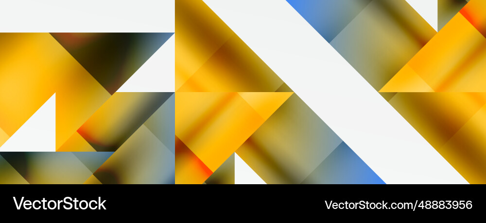 Captivating abstraction triangles Vector Image
