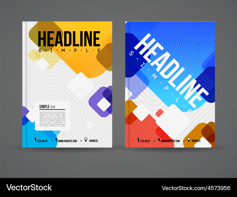 Design brochure template Vector Image