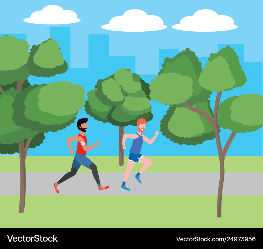 Fitness Sportwagen Cartoon Fitness Sportwagen Cartoon vektorbild