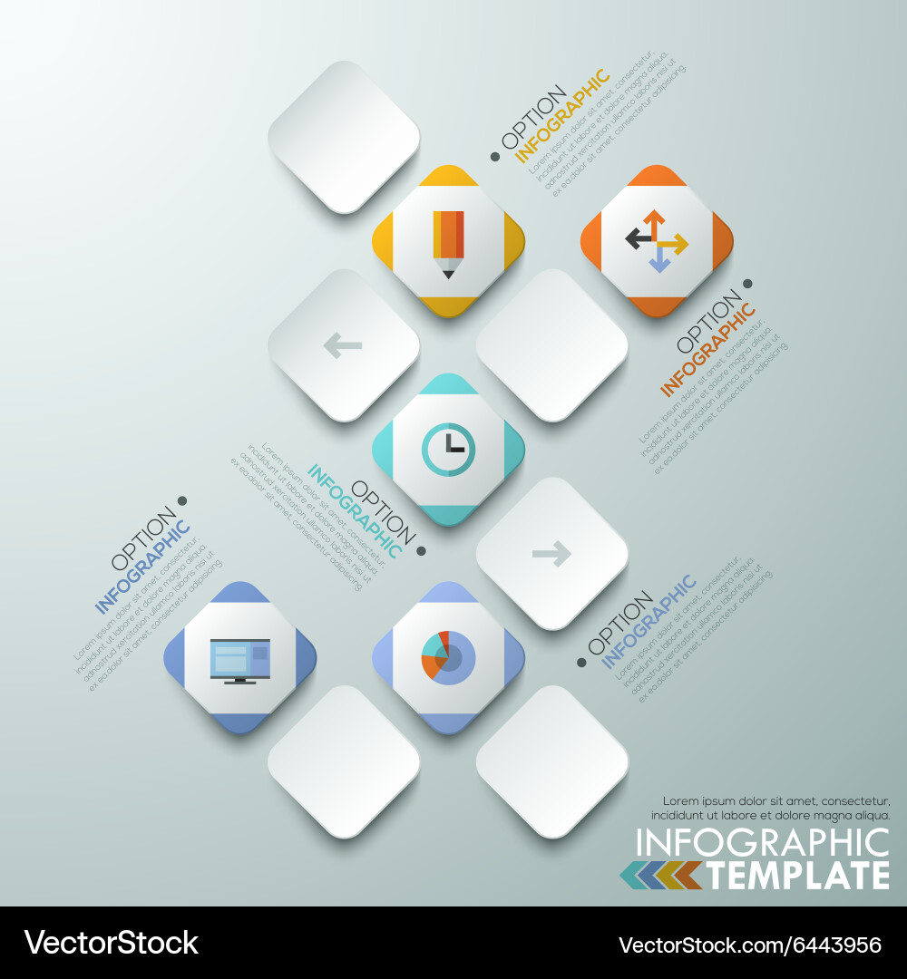 Process & Workflow Template Vector Image