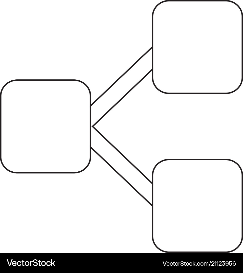 Tree structure icon Vector Image