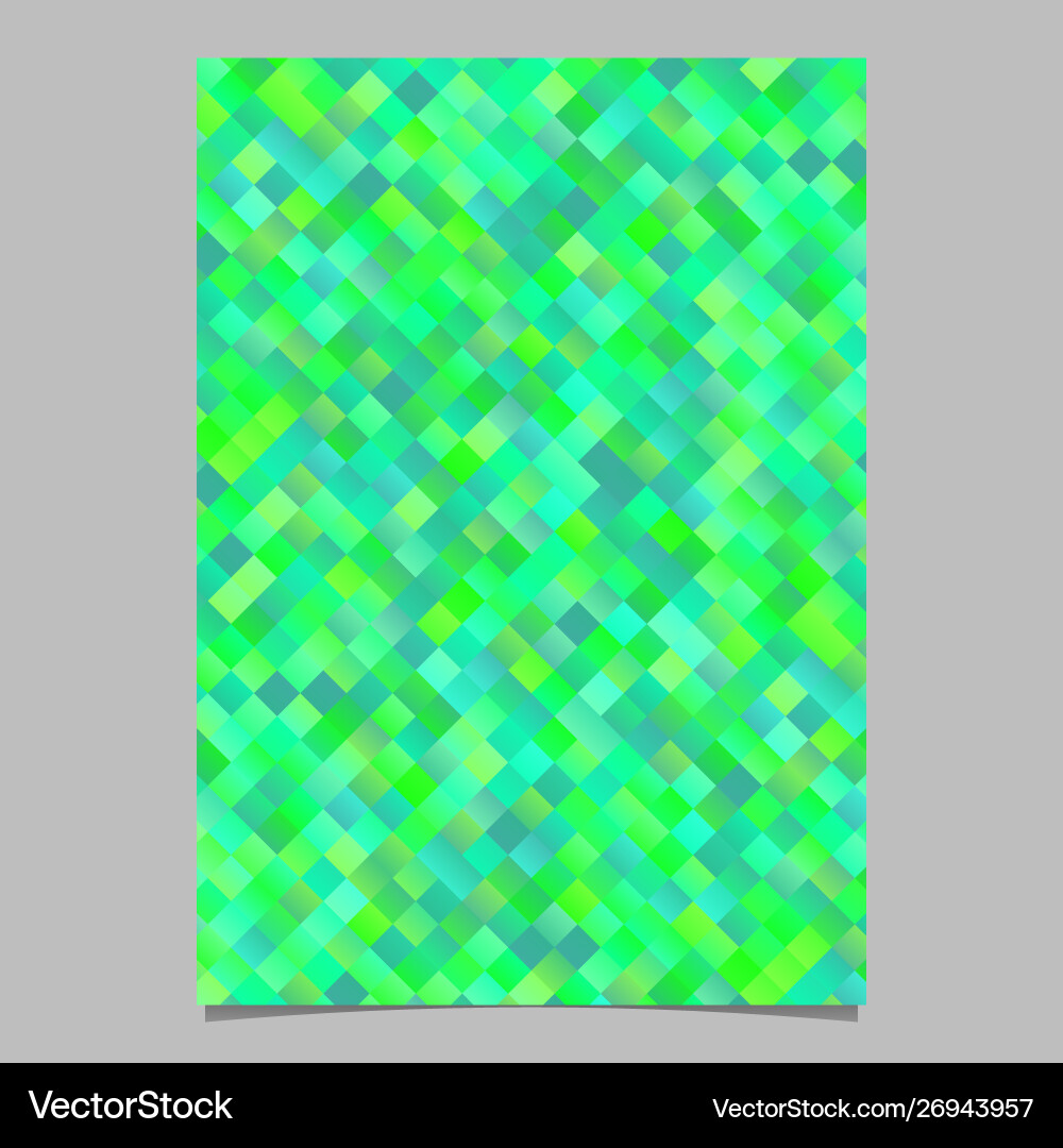 Abstract gradient trendy diagonal square pattern vector image