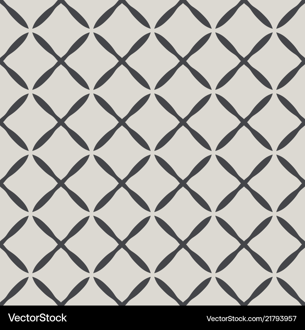 Curve rhombus seamless pattern Vector Image