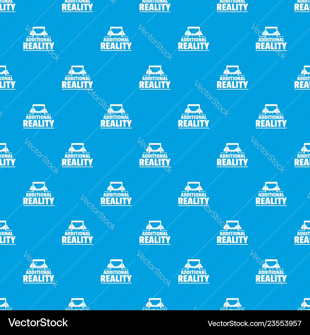 Game additional reality pattern seamless Game additional reality pattern seamless vector image