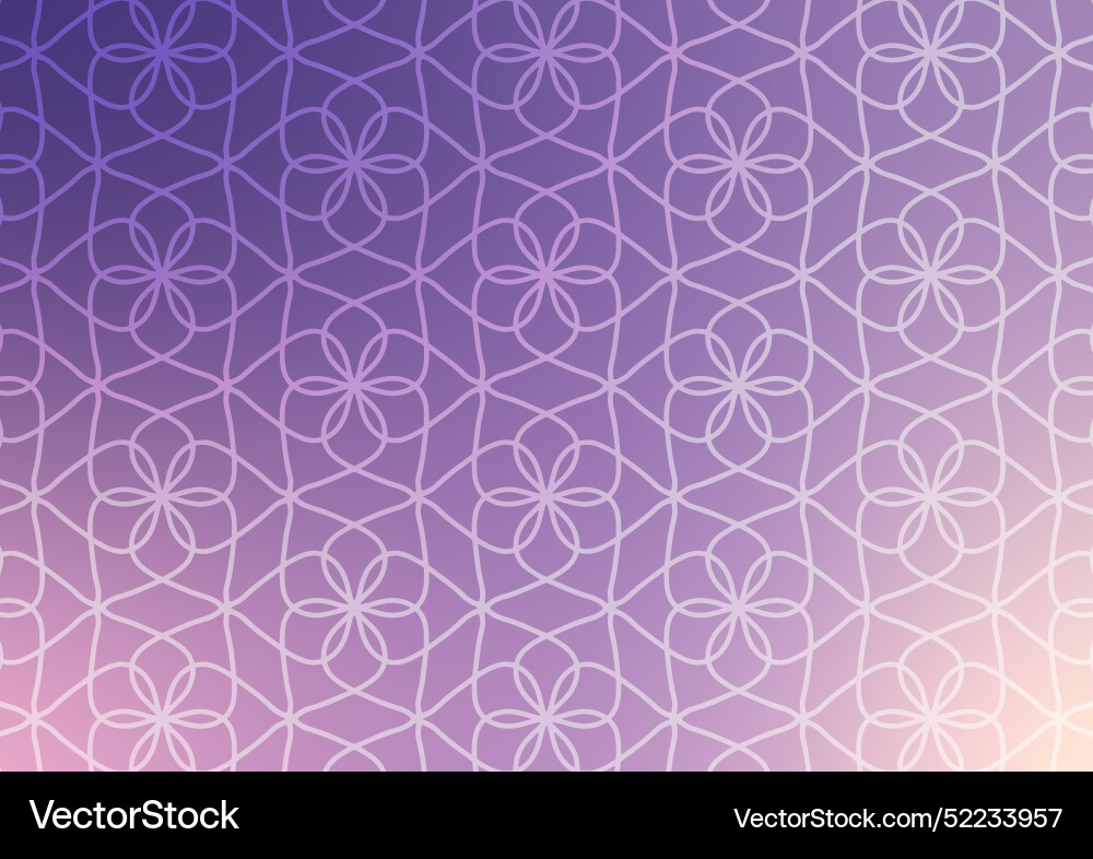 Gradient soft flower line pattern wallpaper Gradient soft flower line pattern wallpaper vector image