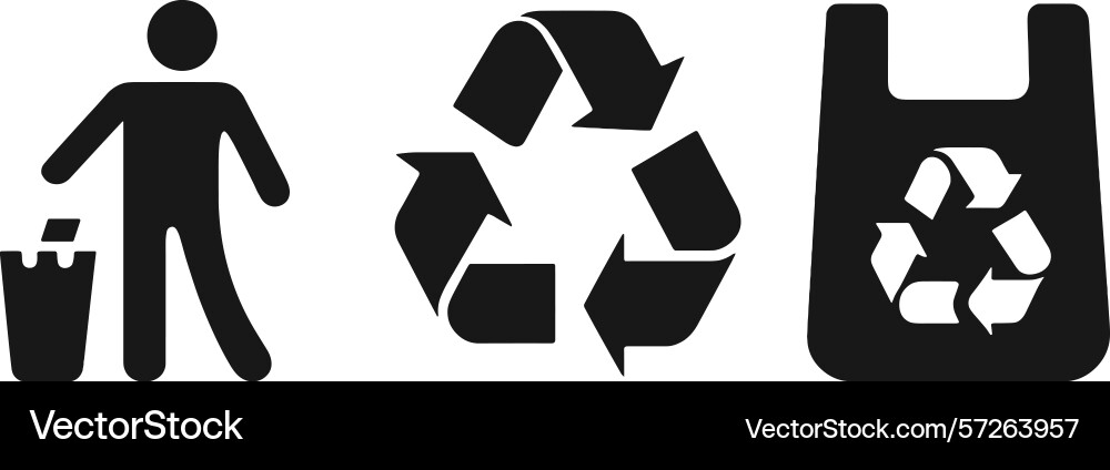Importance of recycling and waste management Vector Image