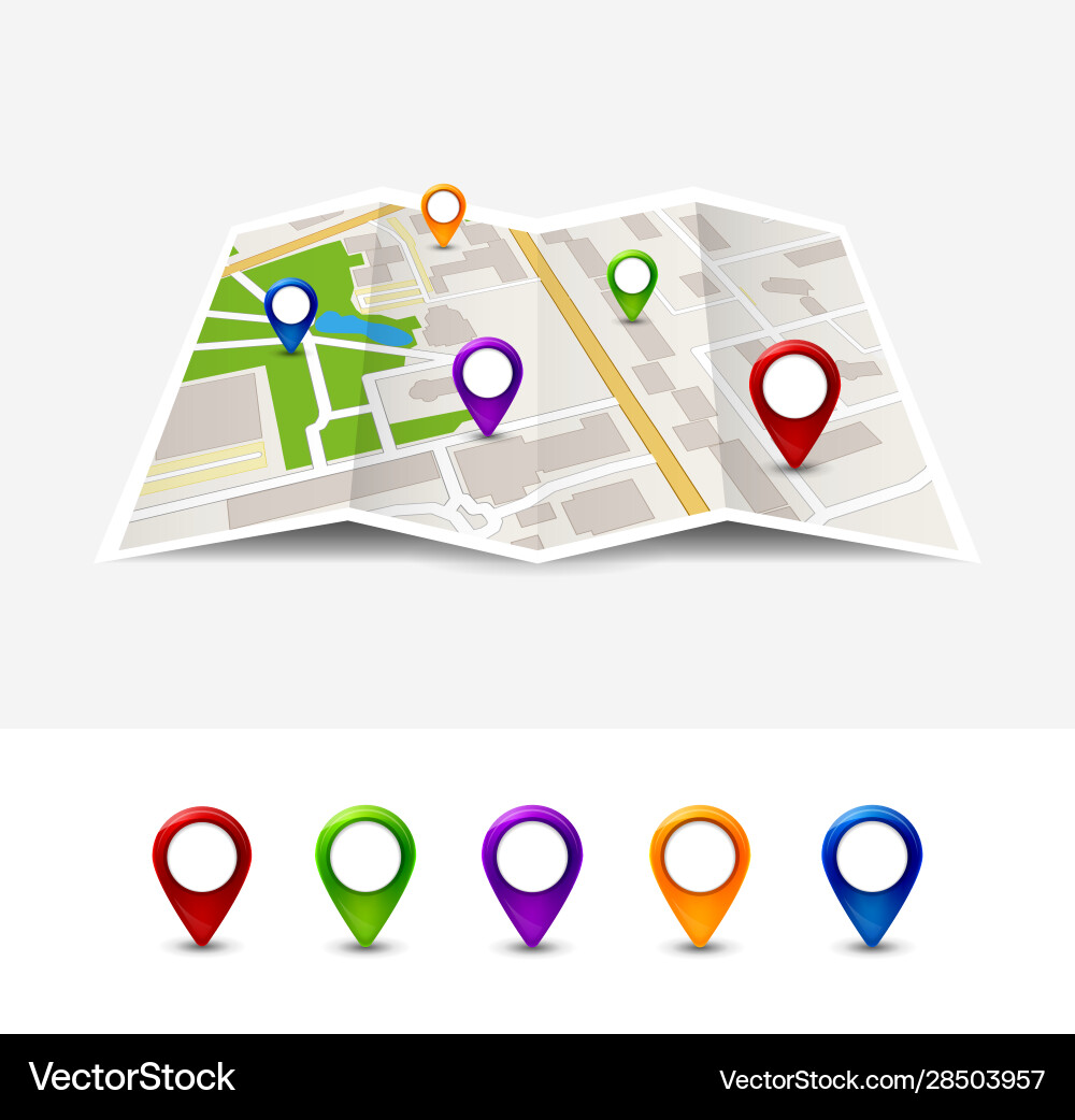 Landkarte gps pin icon road travel home city Landkarte gps pin icon road travel home city vektorbild