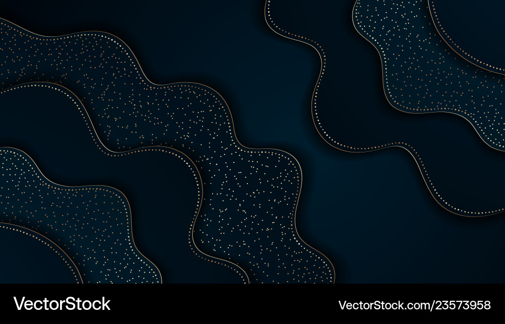 Dynamic Paper Waves Background Vector Image