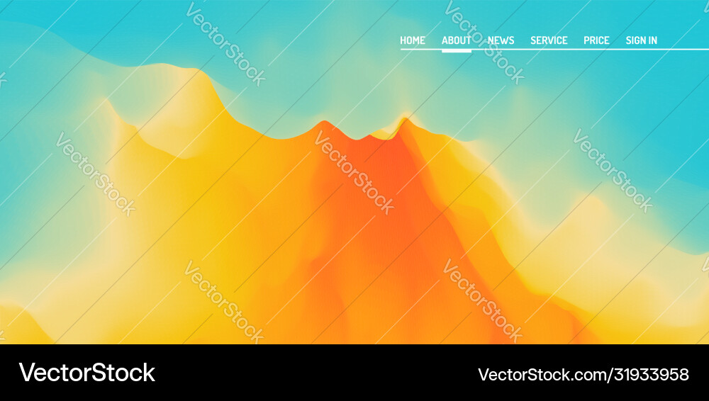Landing page for website and mobile app modern Landing page for website and mobile app modern Vector Image