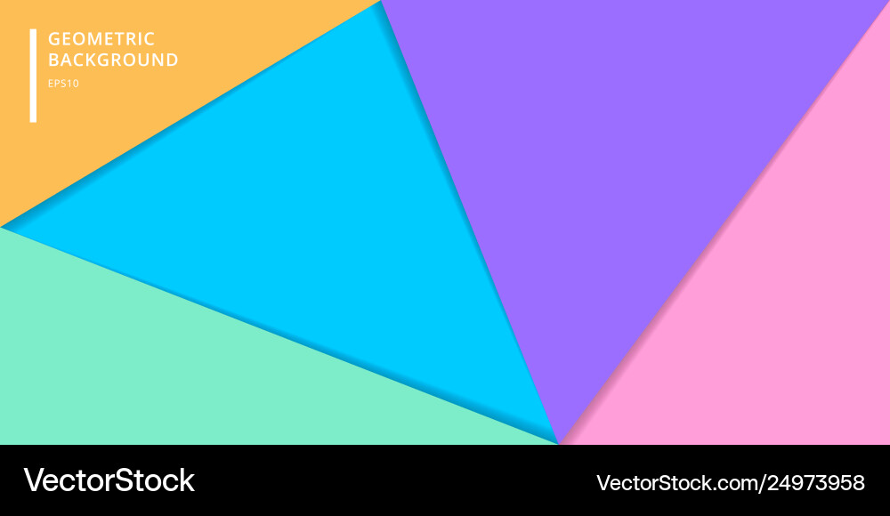 Template banner website layered colorful paper Vector Image
