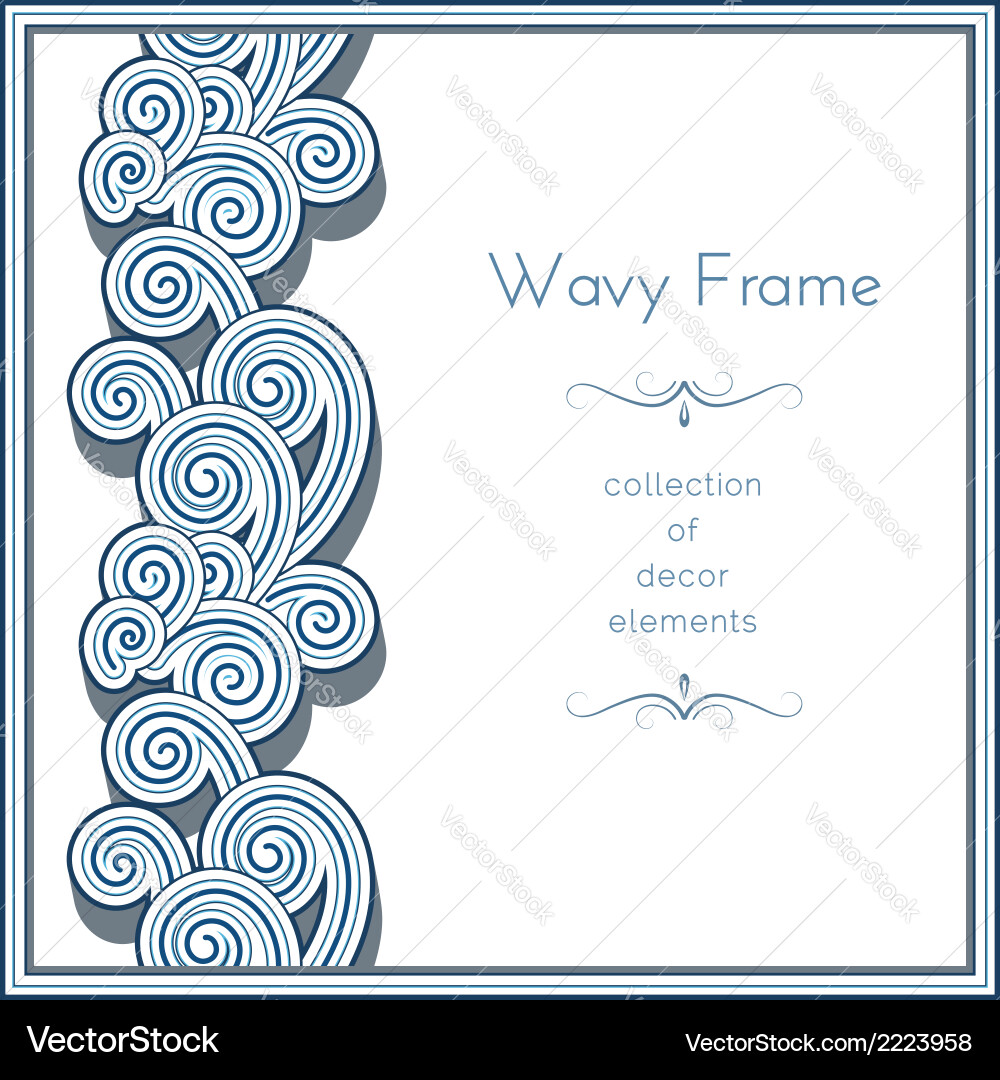 Wave background Royalty Free Vector Image - VectorStock