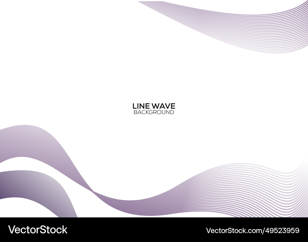 Abstract line wave background design gradient Abstract line wave background design gradient vector image