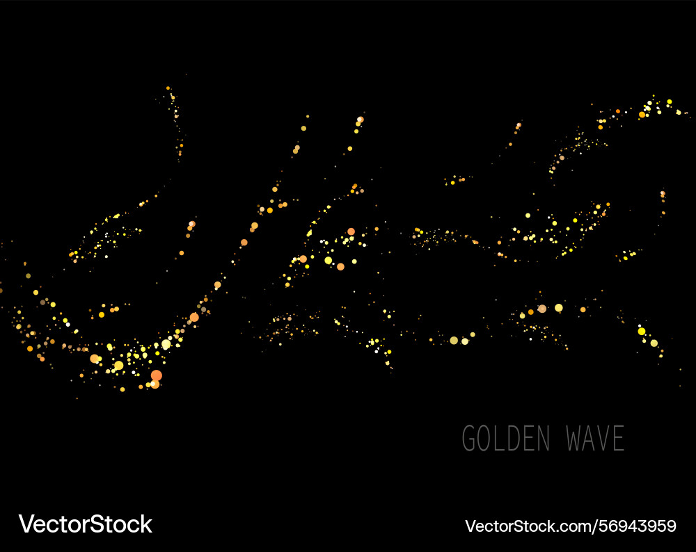 Abstract shiny isolated design component gold Abstract shiny isolated design component gold vector image