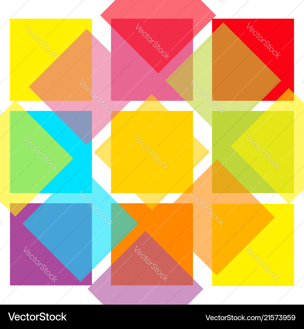 Abstract Square Pattern Background vector image