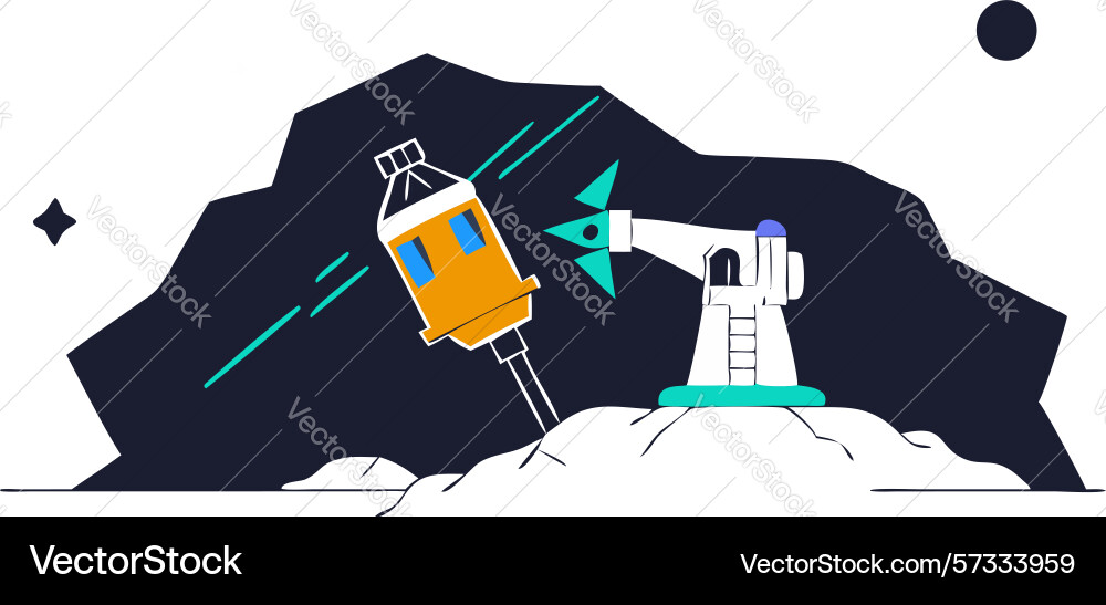 Conceptual data injection and digital vector image