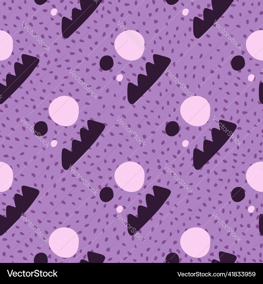 Creative shape seamless pattern various Creative shape seamless pattern various Vector Image