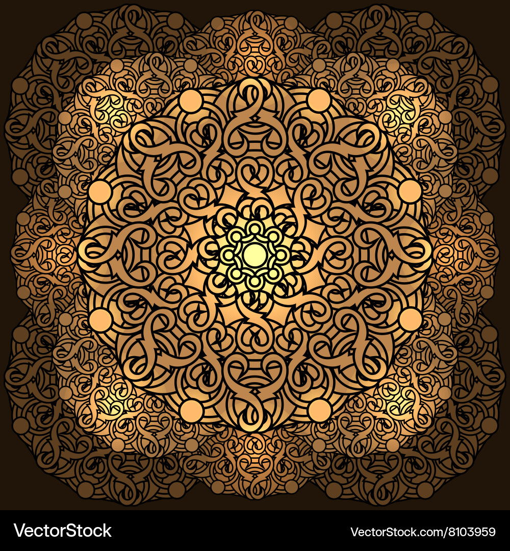 Decorative background with a circular vector image