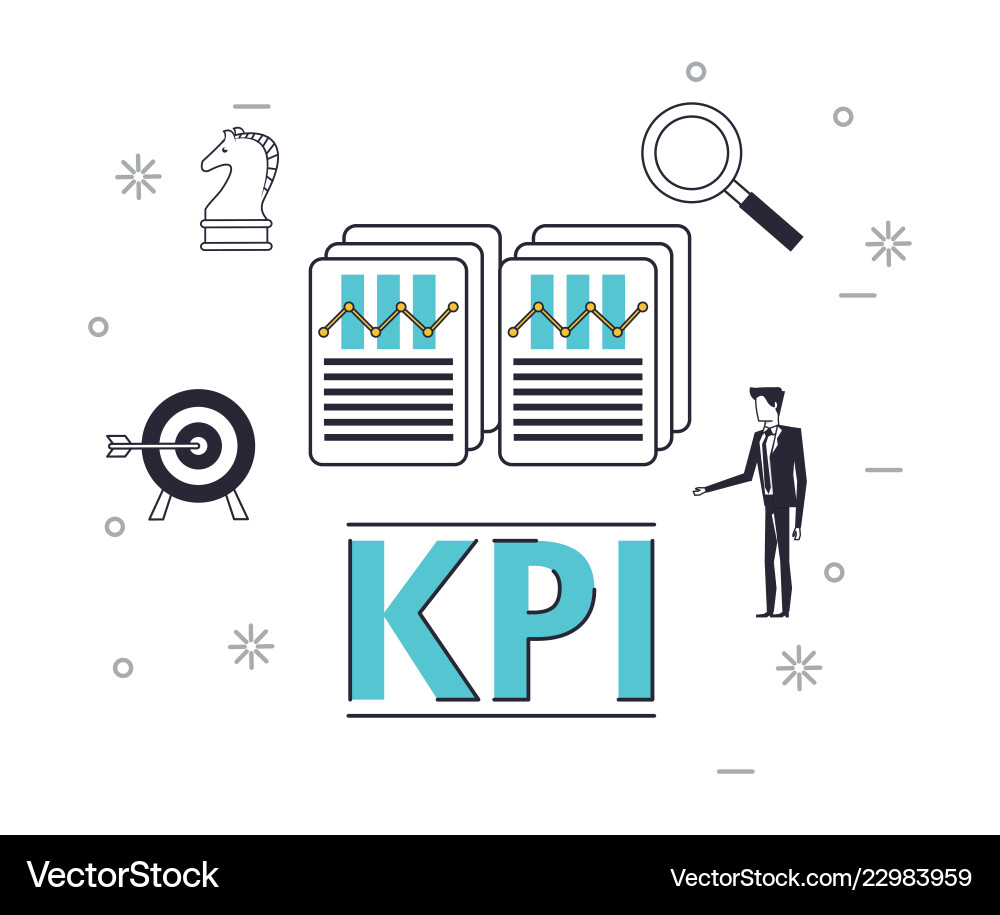 Key performance indicator Key performance indicator vector image