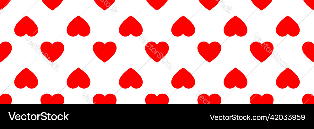 Seamless repeatable heart shape icon pattern Seamless repeatable heart shape icon pattern vector image