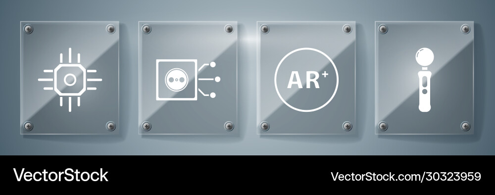 Set gamepad ar augmented reality remote control Set gamepad ar augmented reality remote control vector image