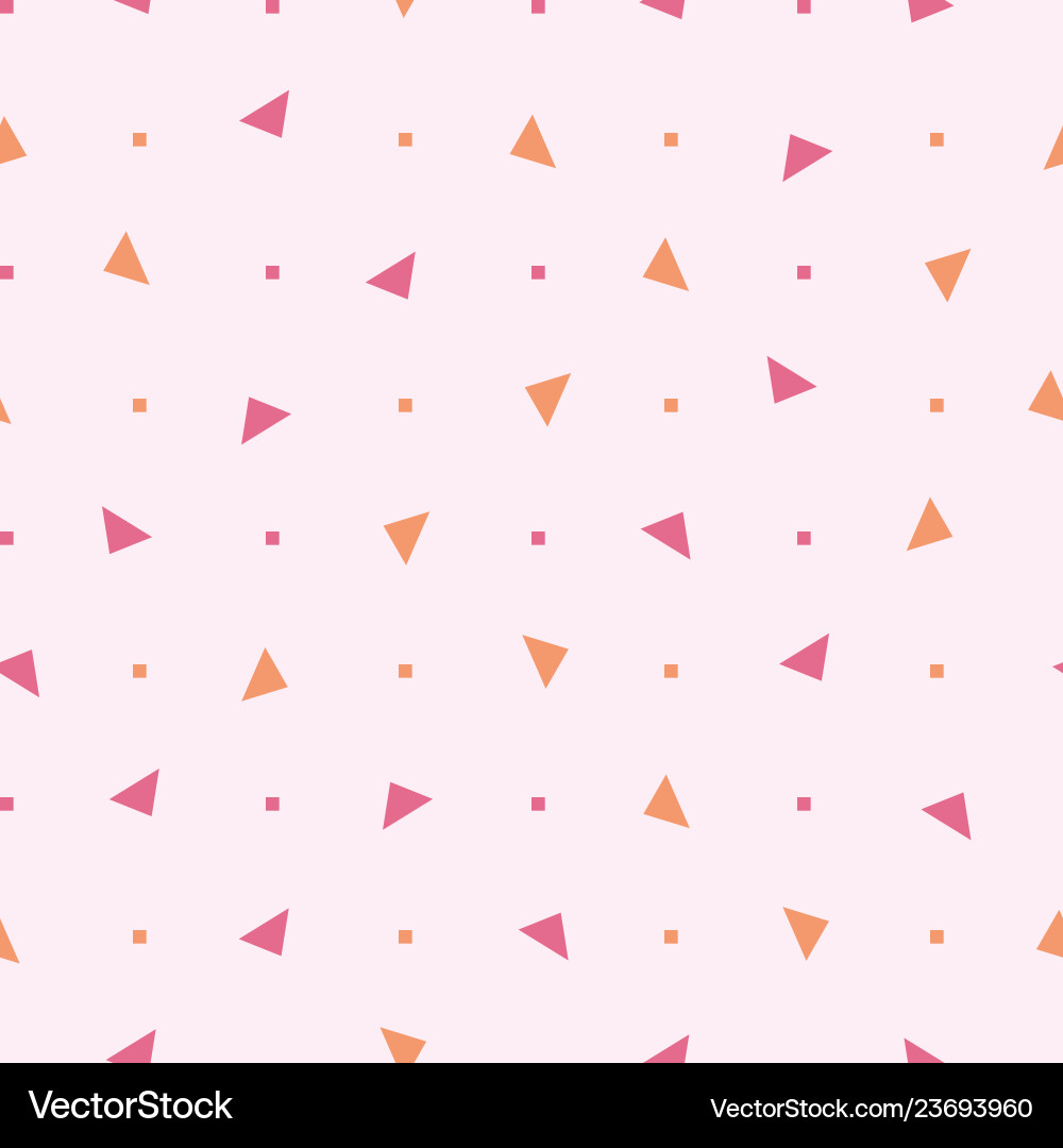 80s seamless pattern with triangle 80s seamless pattern with triangle vector image