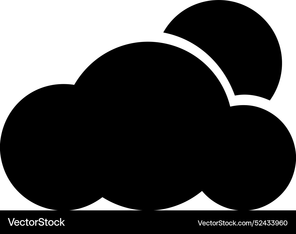 Cloud storage icon symbol image of the database Cloud storage icon symbol image of the database Vector Image