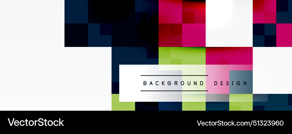 Dynamic colorful squares background Dynamic colorful squares background Vector Image