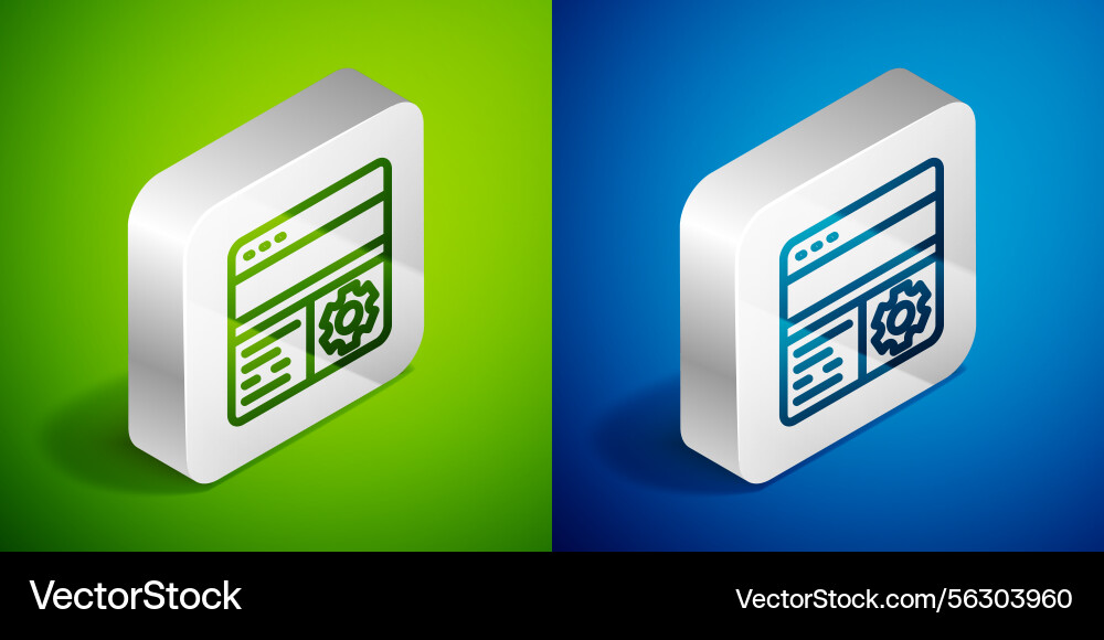 Isometric Debugging Icon vector image