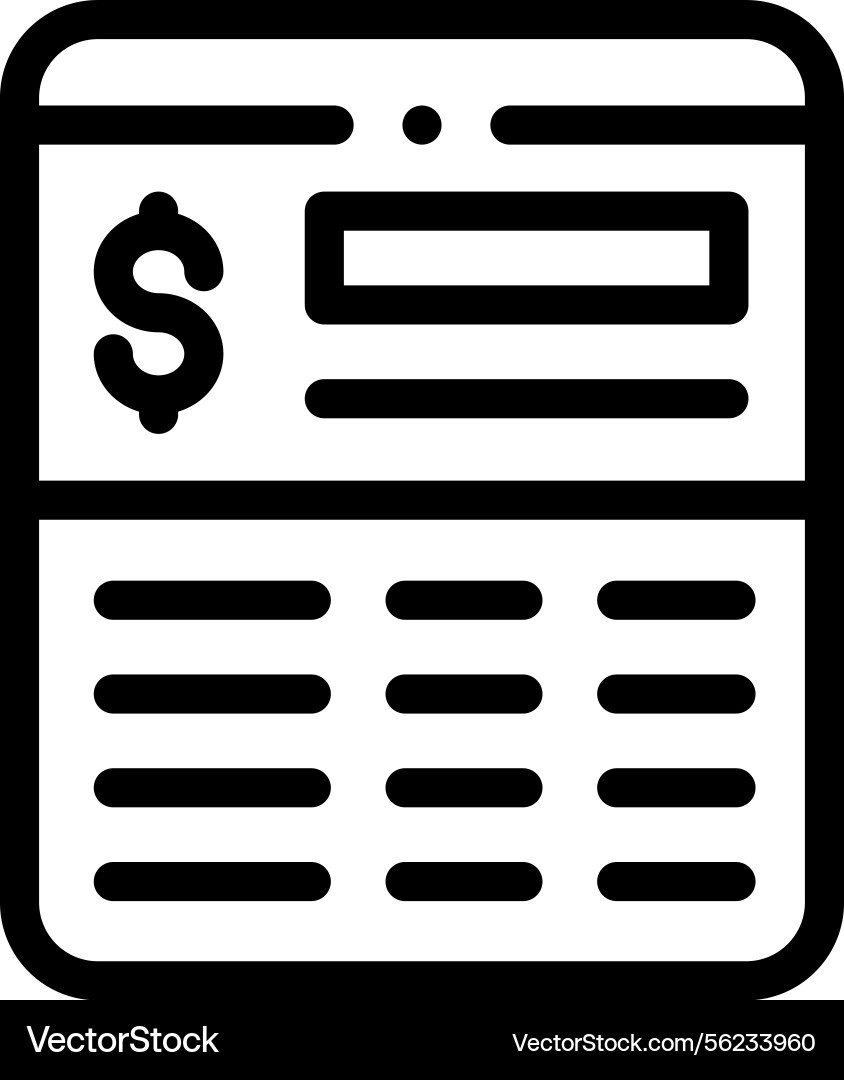 Passed icon thin linear style design isolated Passed icon thin linear style design isolated vector image