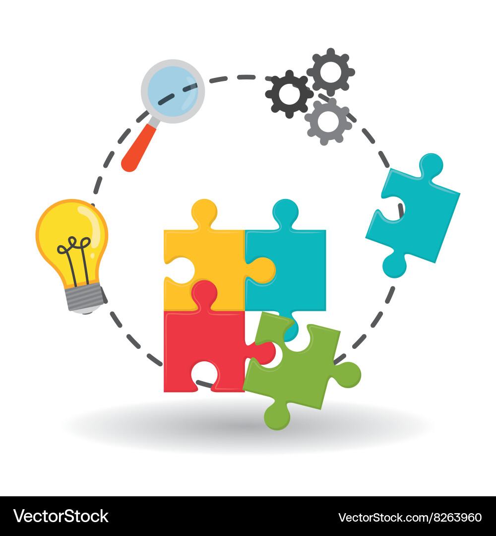 Problem Solving Concepts vector image