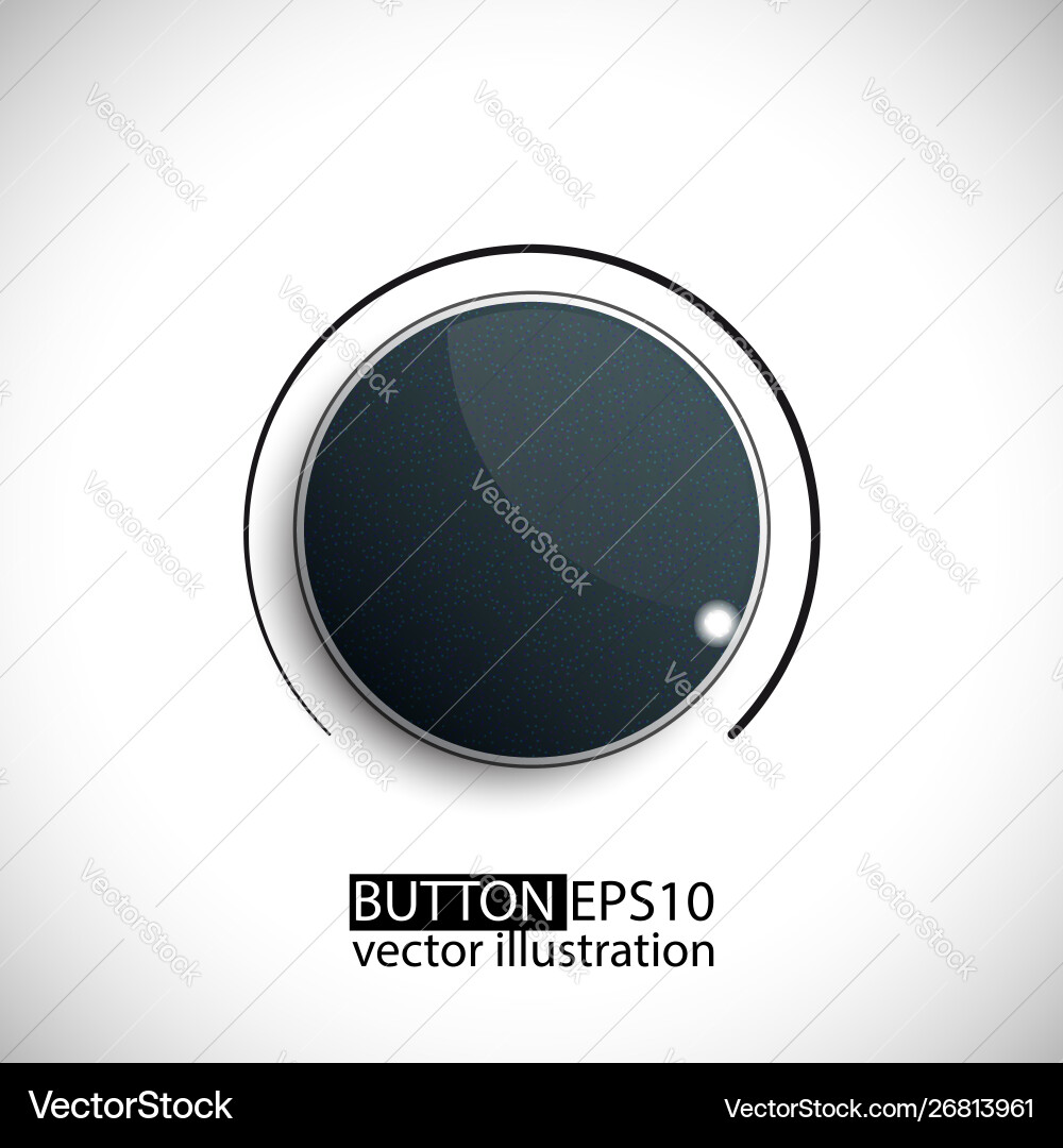 Glossy button Glossy button vector image